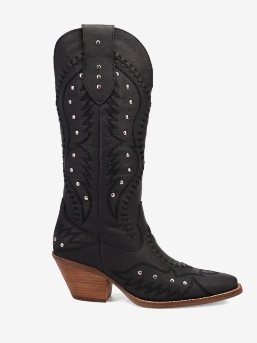 Sz. 11 Dingo Black 'Pretty 'N' Pink' Women's Leather Boots - Picture 11 of 11